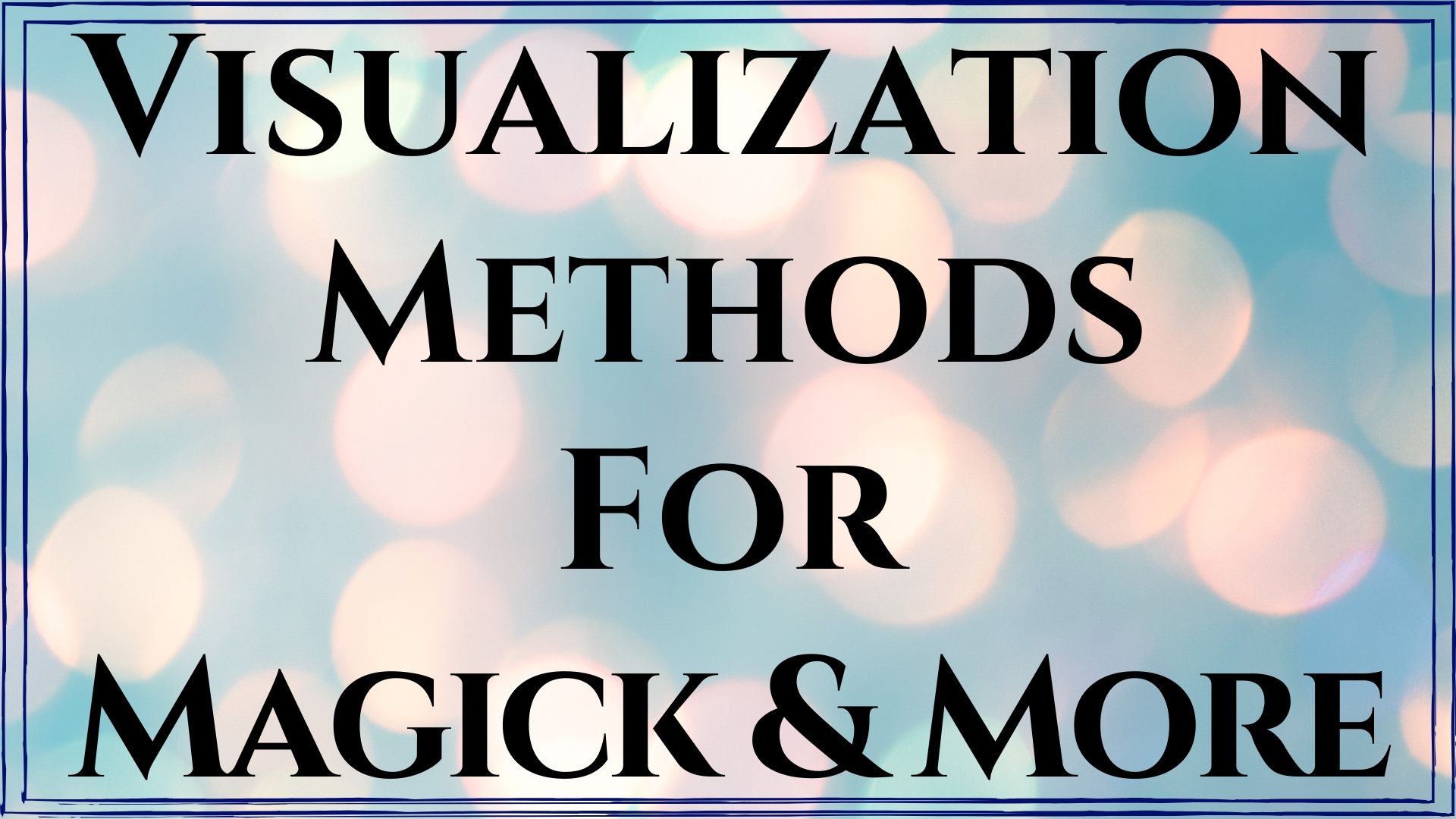 visualization methods