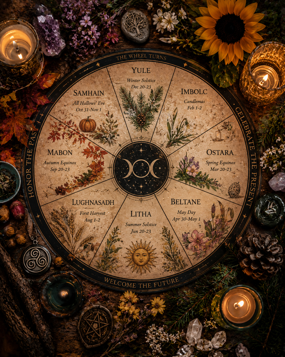 Pagan Festivals Wheel of the Year: A Complete Guide