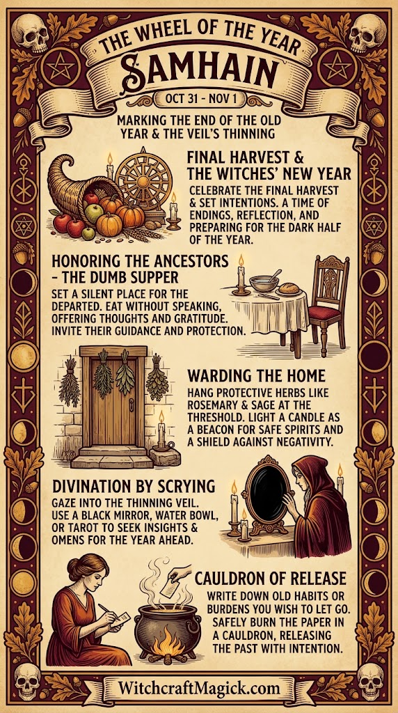 samhain wheel of the year