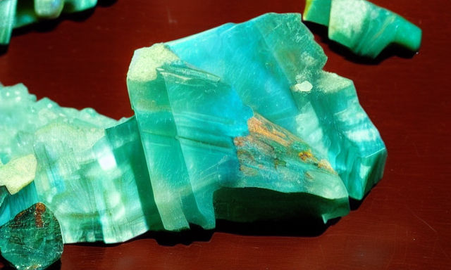 Chrysocolla crystal