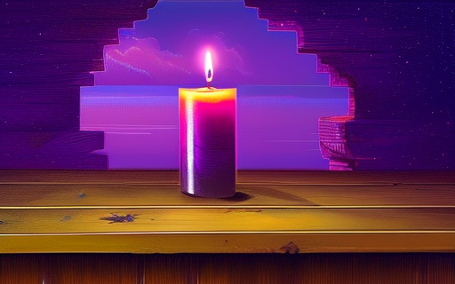 purple candle magic